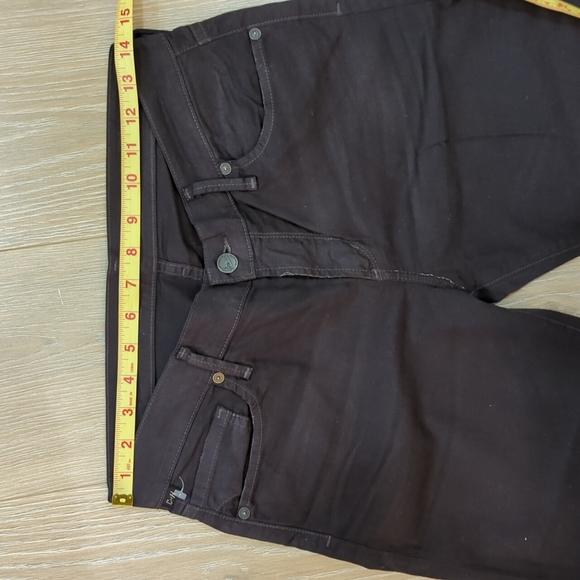 Citizen of humanity brown midrise skinny cropped jeans 29/28 - Picture 7 of 8